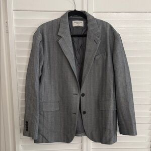Babaton Gray Pinstripe oversized Blazer size 2 or medium / large